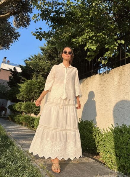 Natural Brode Etekli Takım
